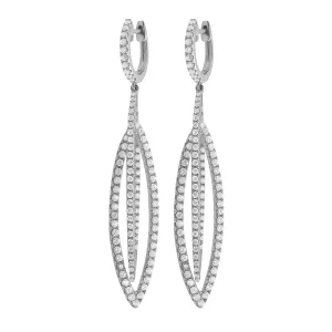 14k GOLD DIAMOND CHANTELLE EARRINGS
