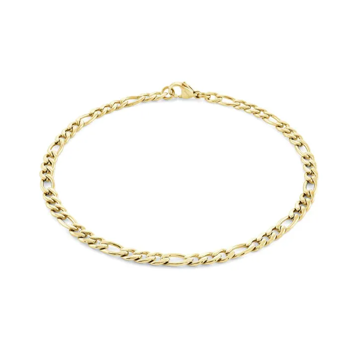 4.5mm Figaro Anklet | Italgem Steel