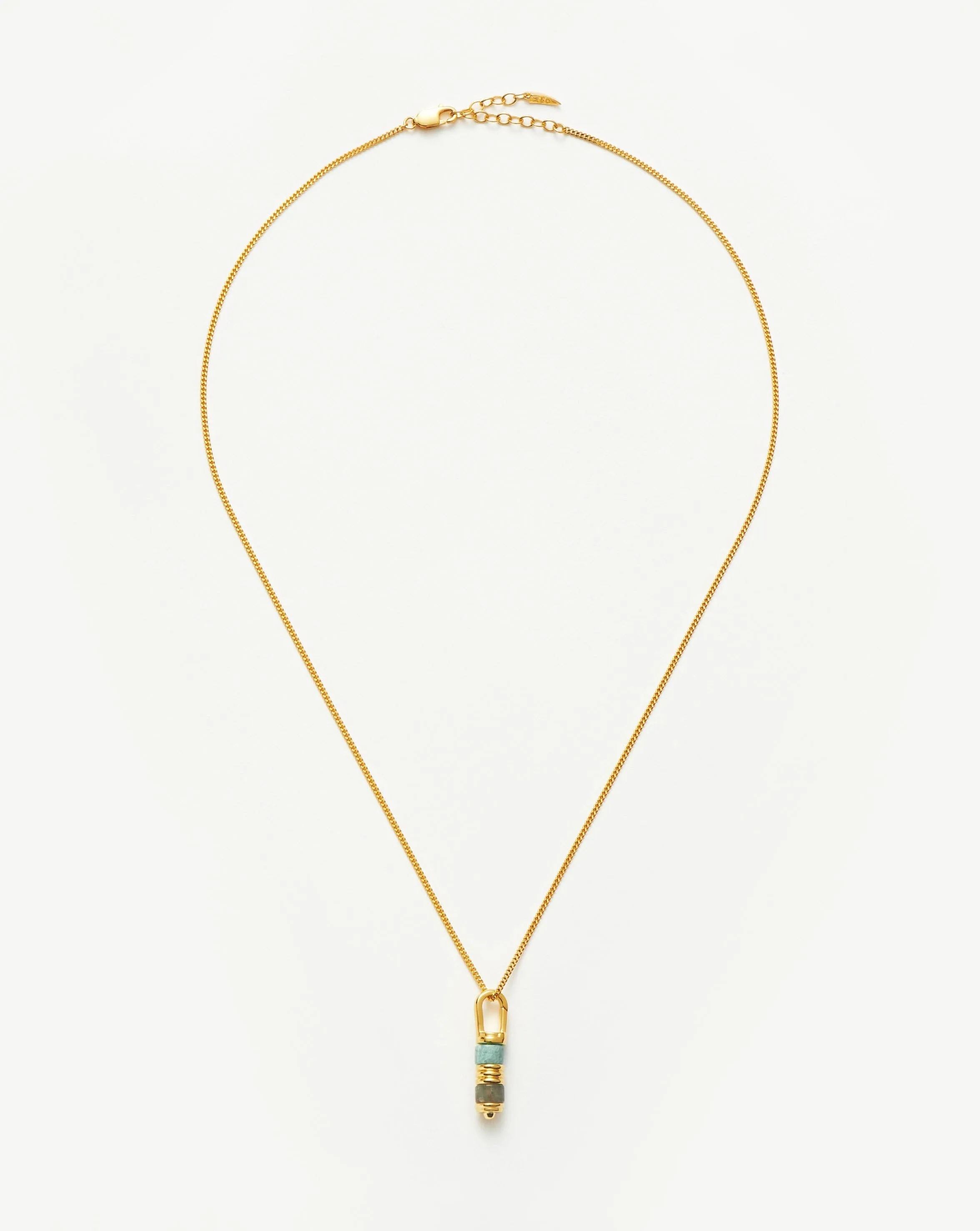 Abacus Beaded Spinning Pendant Necklace | 18k Recycled Gold Vermeil on Recycled Sterling Silver