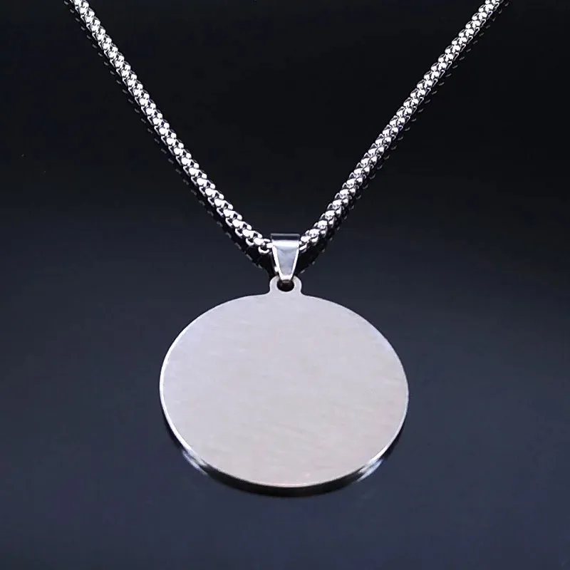 Angel Seal Archangel Metatron Cube Pendant Necklace for Women Men