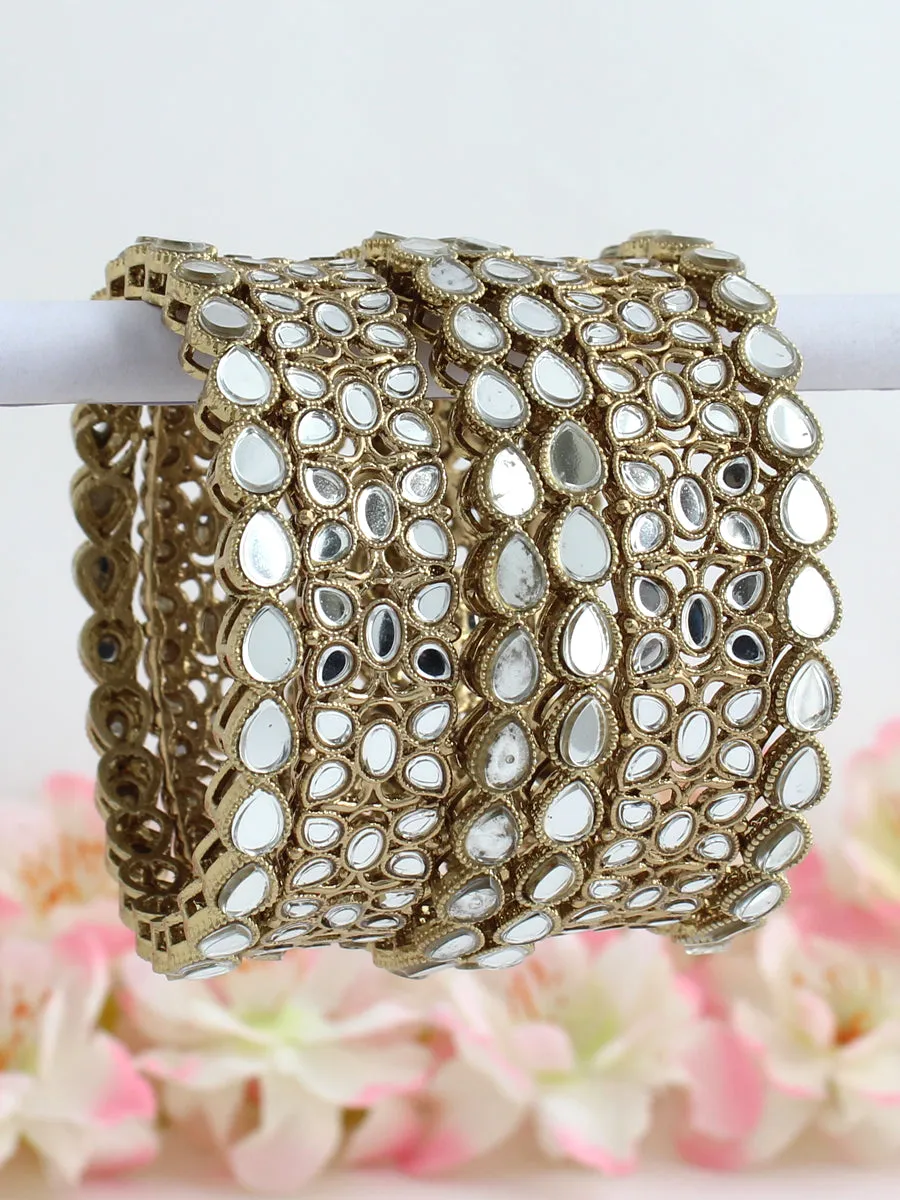 Ashini Mirror Bangle Set / Stack