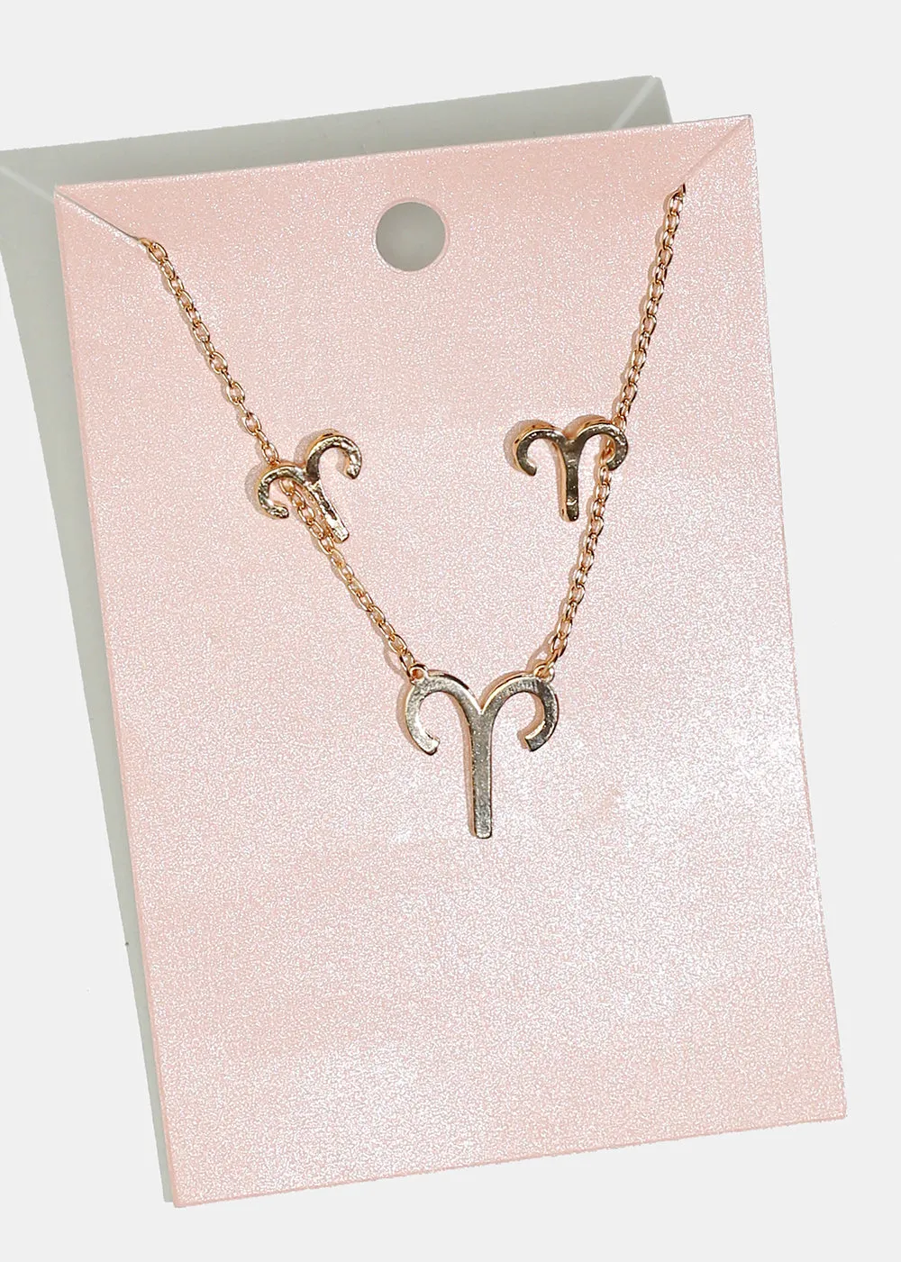 Astrology Necklace & Earrings Set