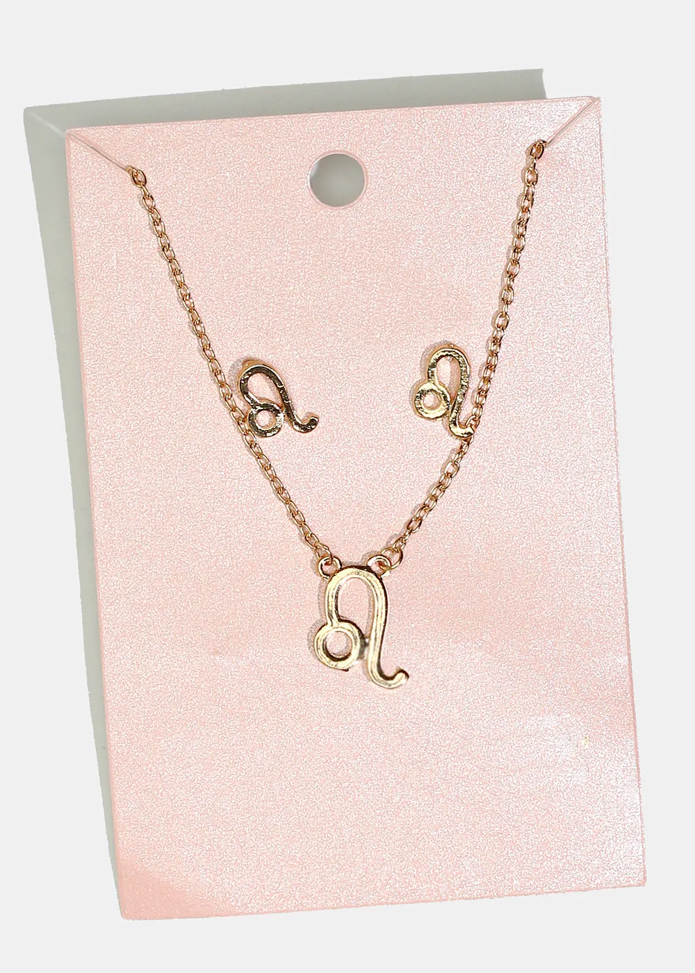 Astrology Necklace & Earrings Set