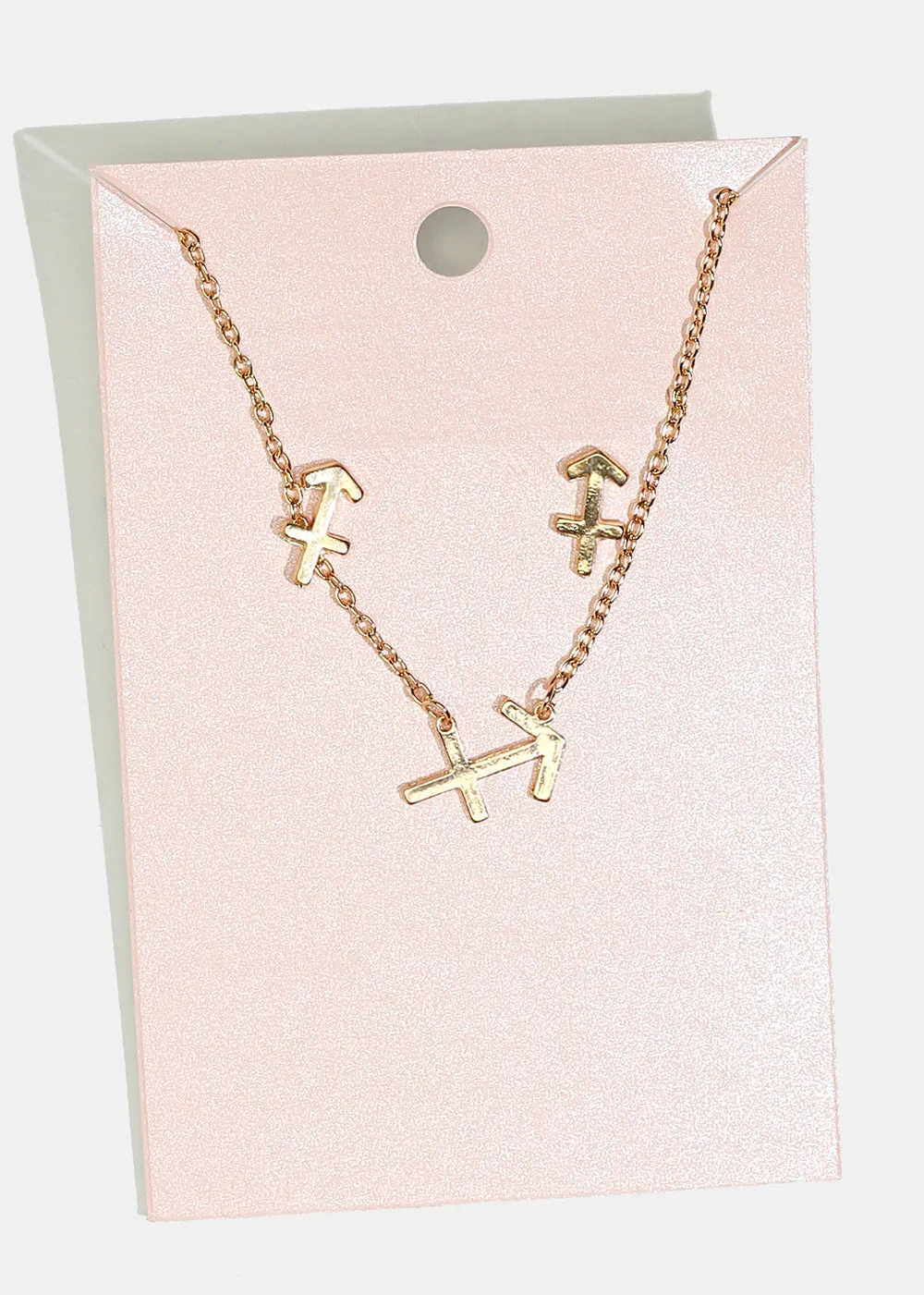 Astrology Necklace & Earrings Set