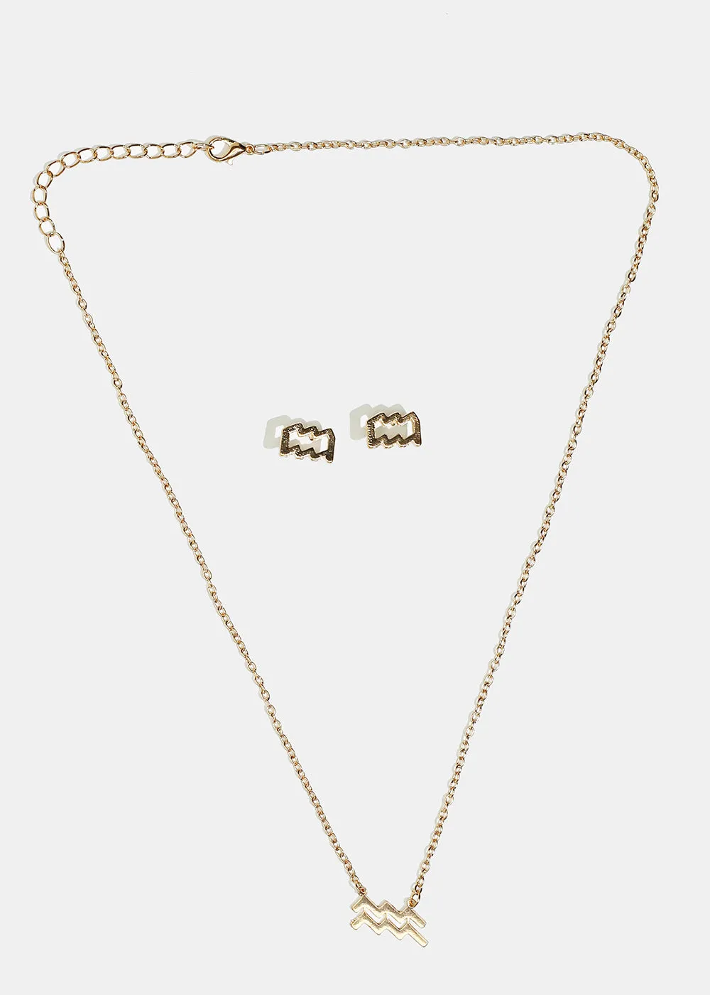 Astrology Necklace & Earrings Set