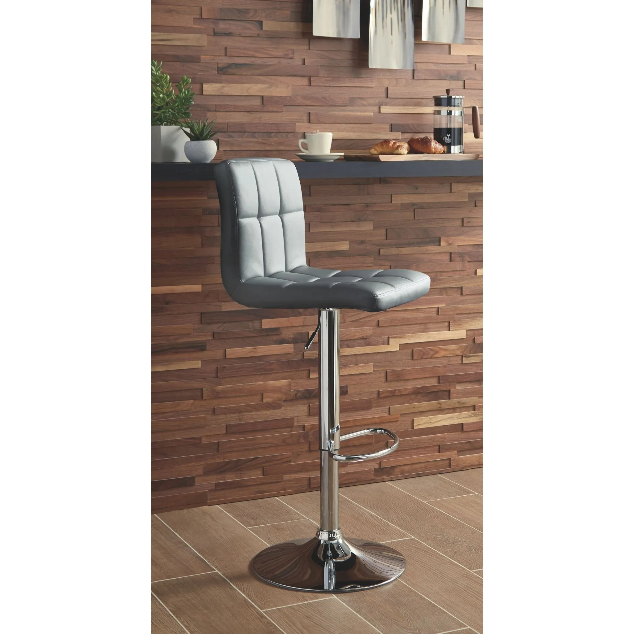 Bellatier Adjustable Height Stool - Gray - (D120-830)