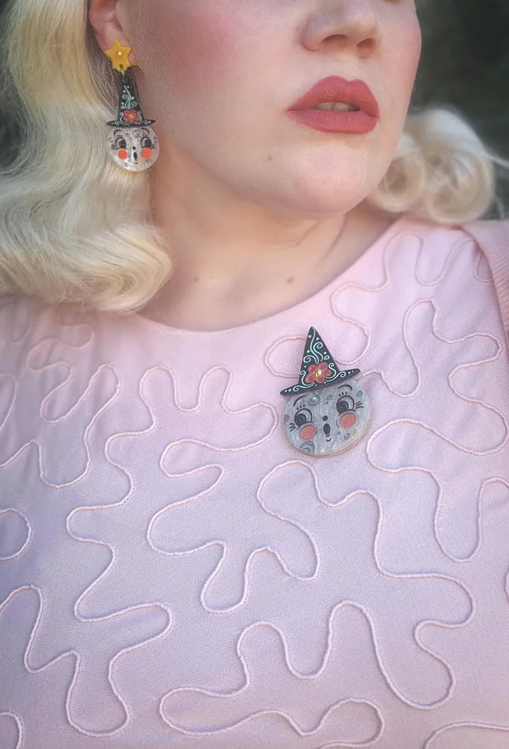 Bloomin' Luna Witch Brooch by Johanna Parker x Lipstick & Chrome