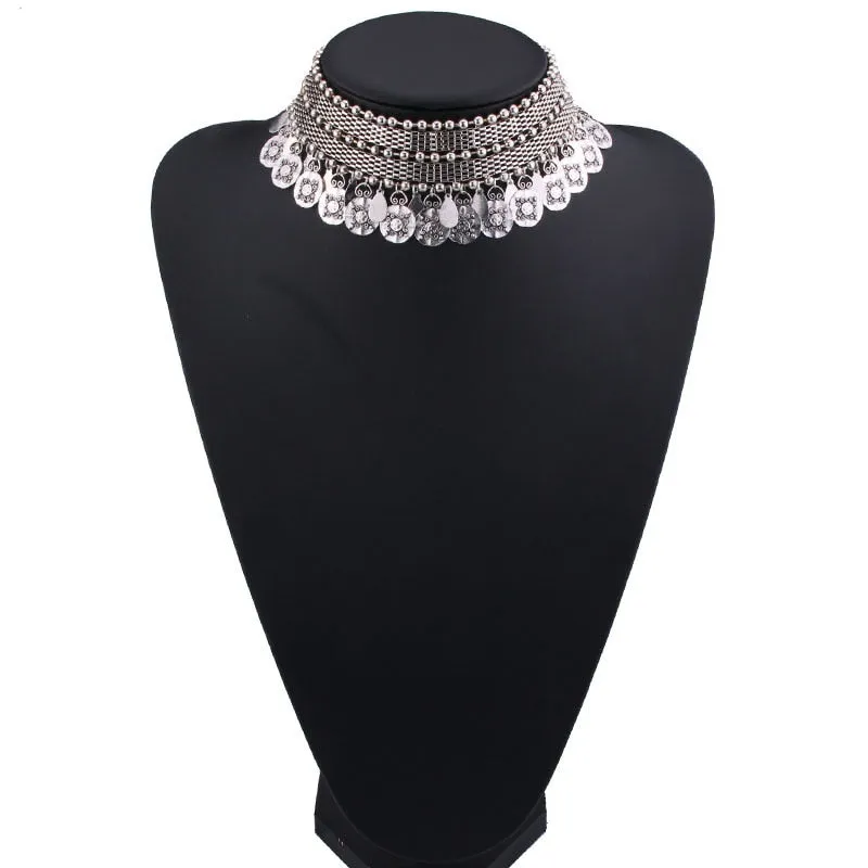 Boho Chic Coin Necklace