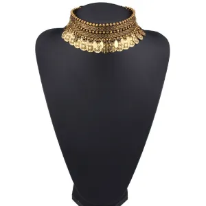 Boho Chic Coin Necklace