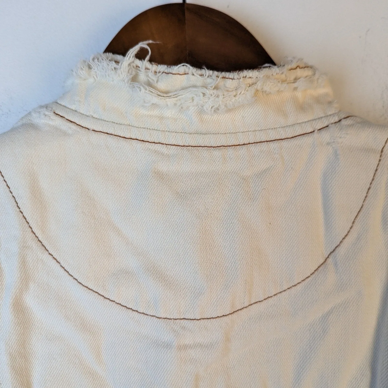 Boho Military Vintage Inspired Jacket - Small