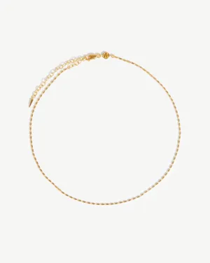Box Link Chain Choker | 18ct Gold Vermeil