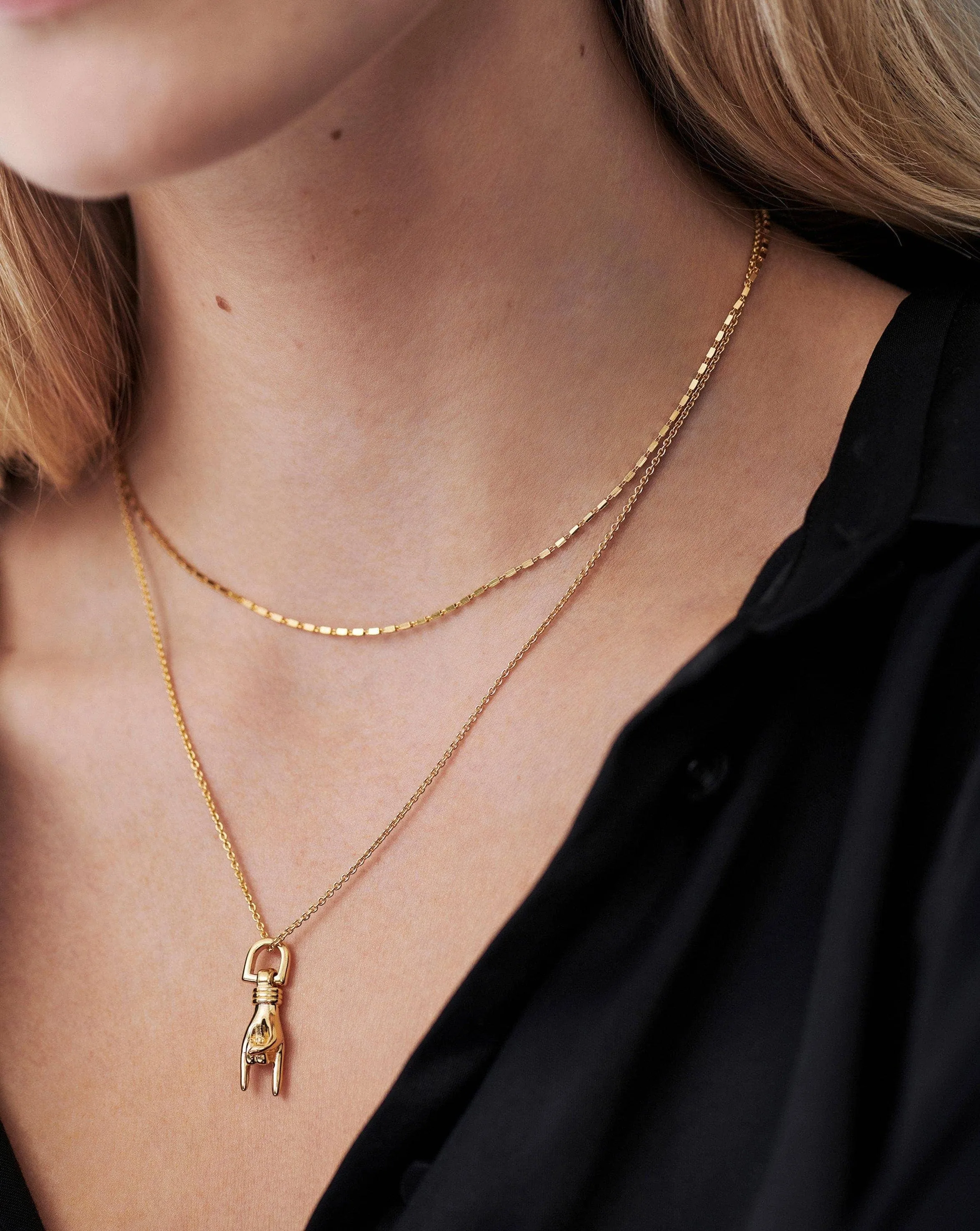 Box Link Chain Choker | 18k Gold Vermeil