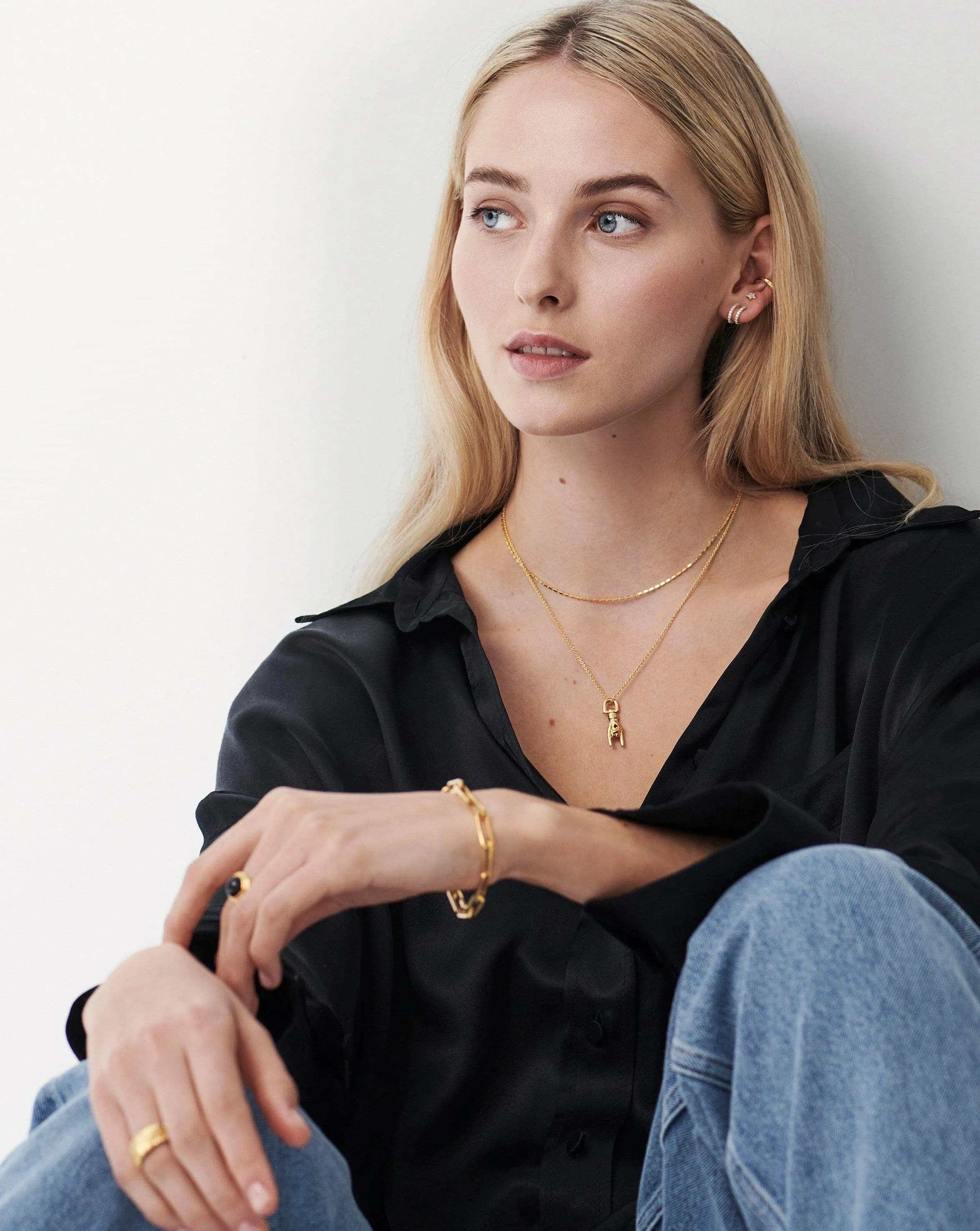 Box Link Chain Choker | 18k Gold Vermeil
