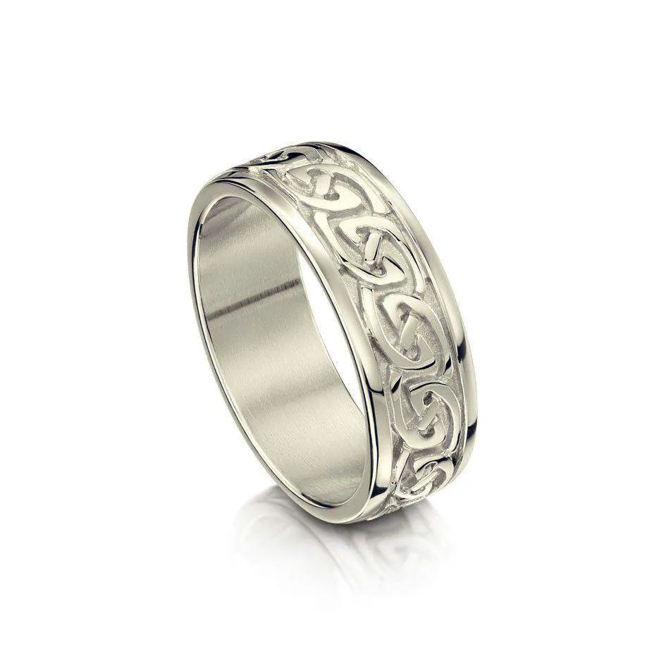 Celtic Knot Ring in Various Metals - (R23) - Size J-Q