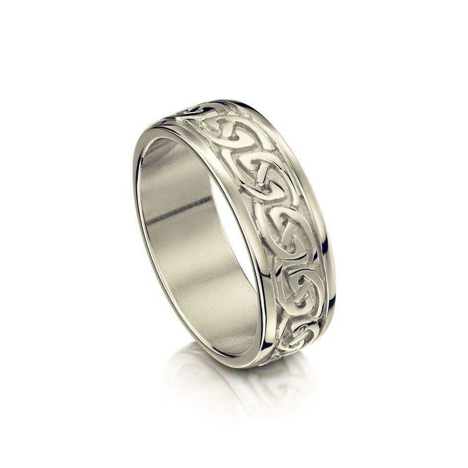 Celtic Knot Ring in Various Metals - (R23) - Size J-Q