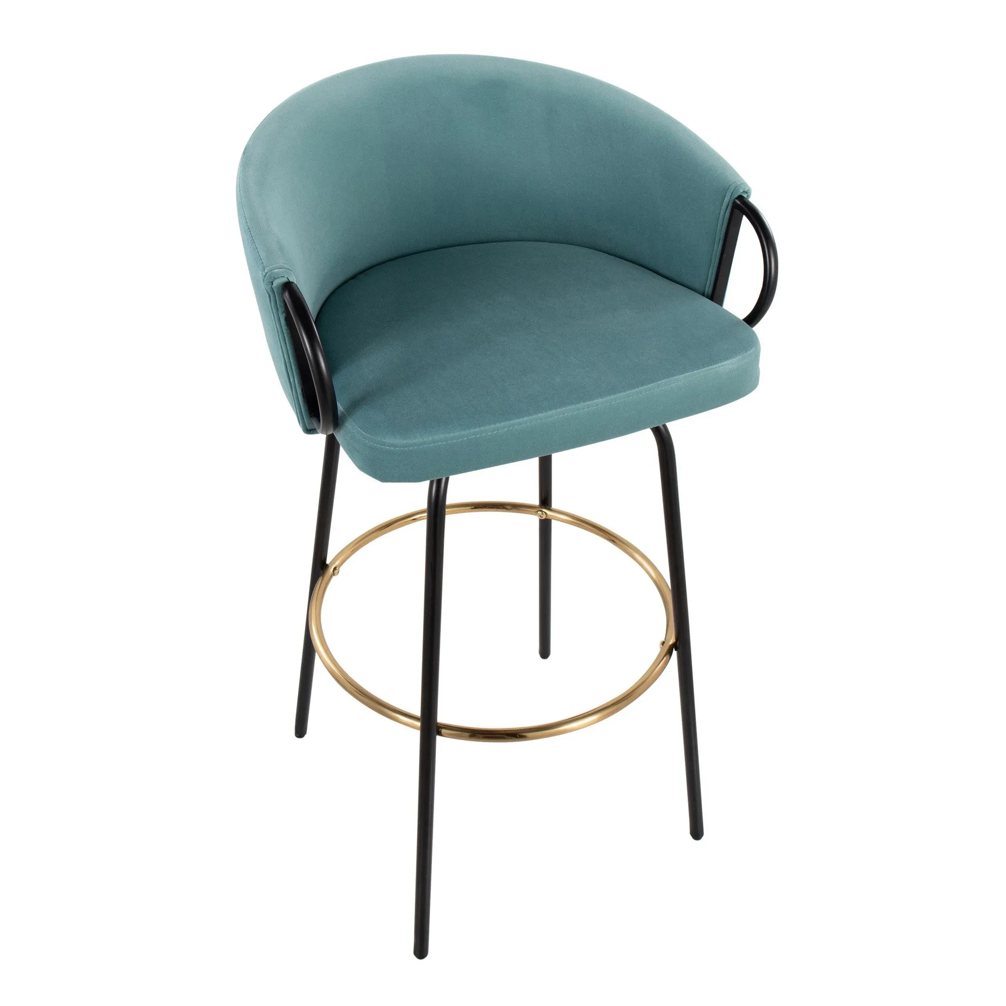 Claire Barstool - Set of 2 Green By LumiSource