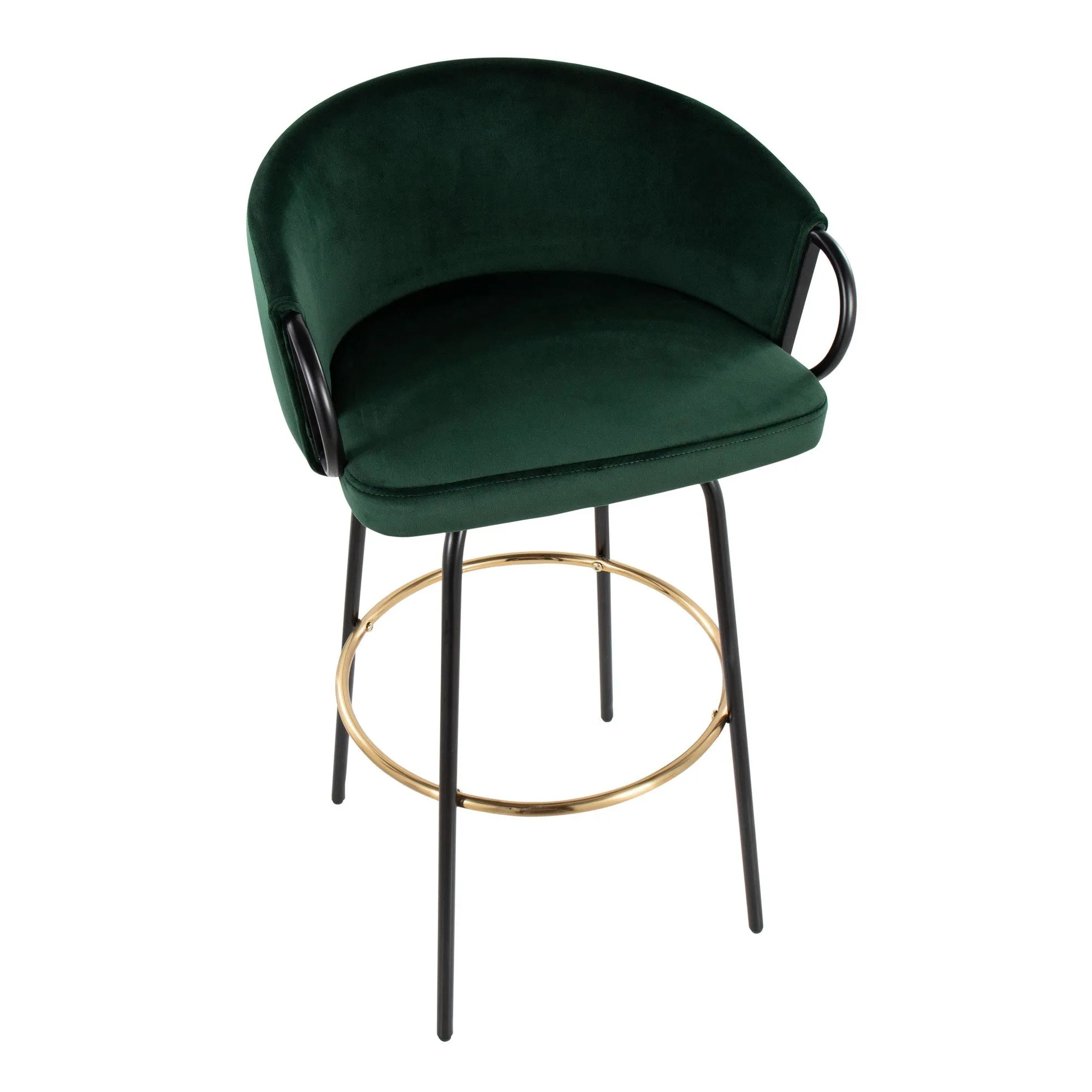 Claire Barstool - Set of 2 Green By LumiSource