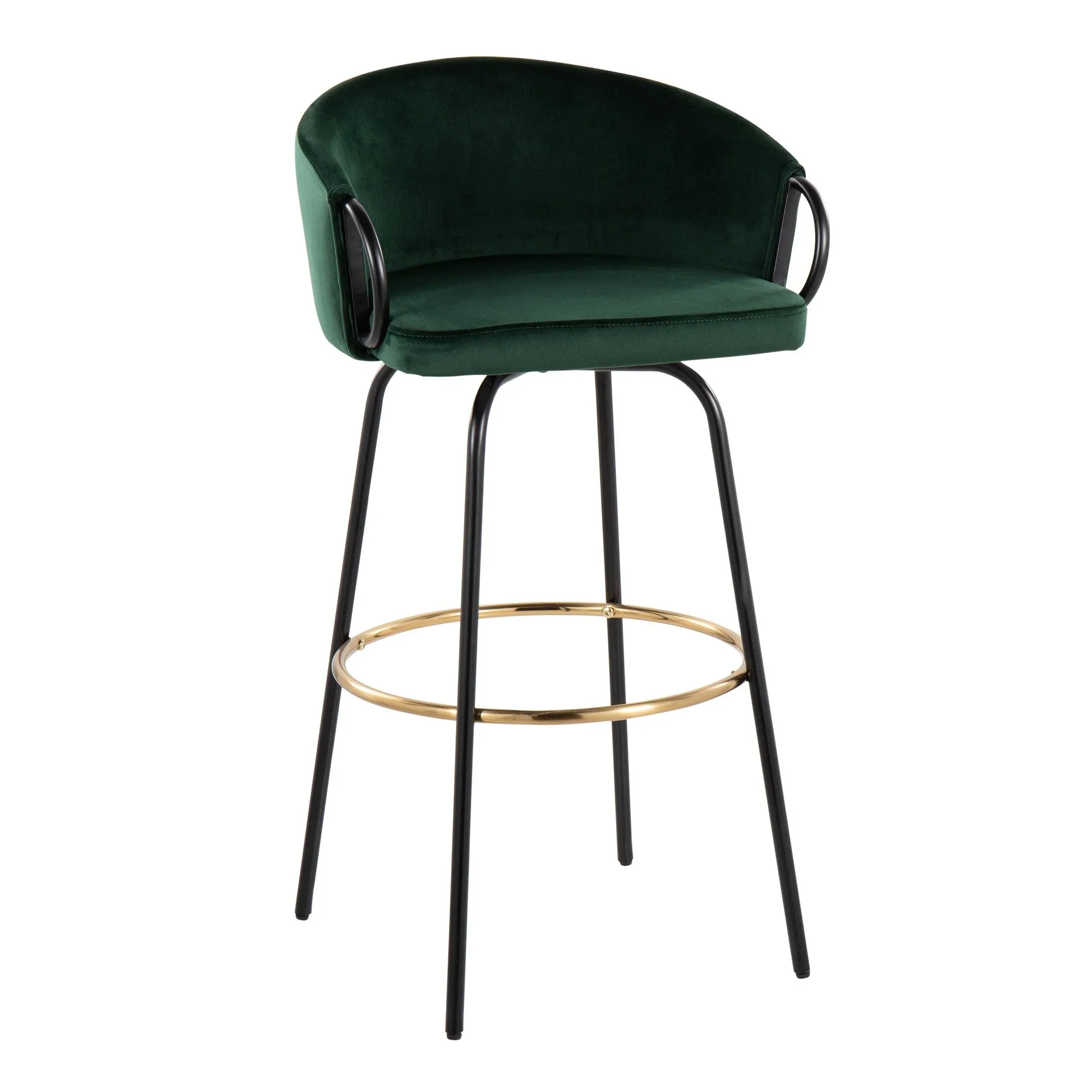 Claire Barstool - Set of 2 Green By LumiSource