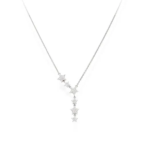 Constellation of Stars Necklace with Cubic Zirconia | Amen