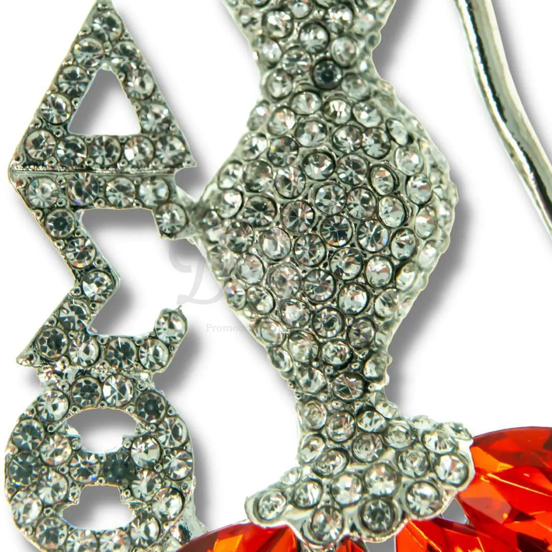 Delta Sigma Theta ΔΣΘ Classy Lady Rhinestone Pin