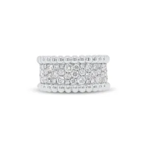 Diamond & Beaded Gold Medium Cigar Band