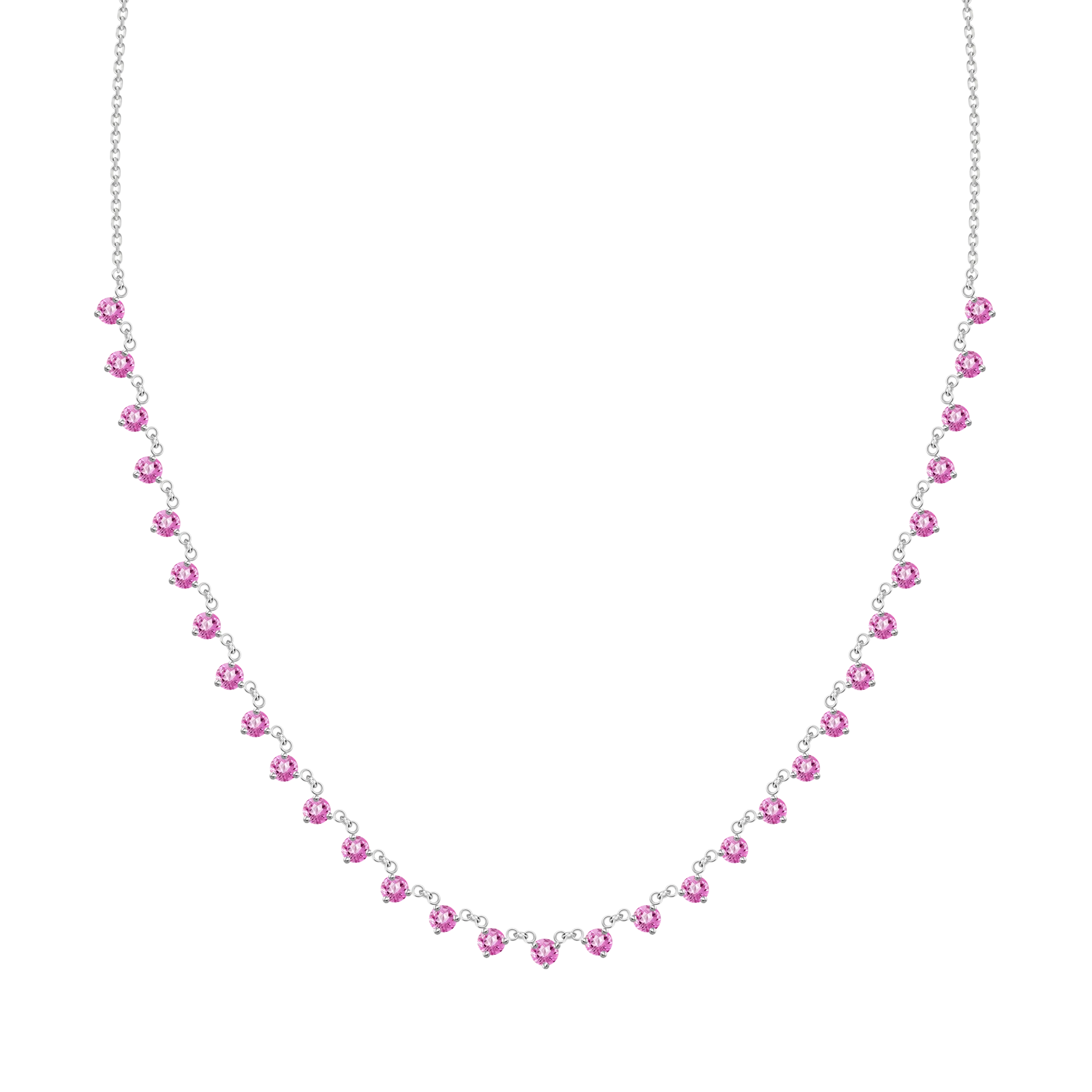Diamonds by the Yard Necklace, Adjustable