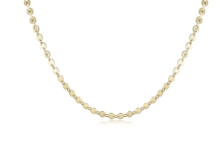 E Newton 15" Choker Infinity Chic Chain Gold
