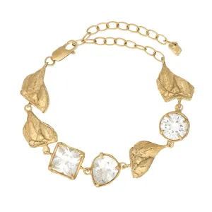 Eda White Sapphire Bracelet