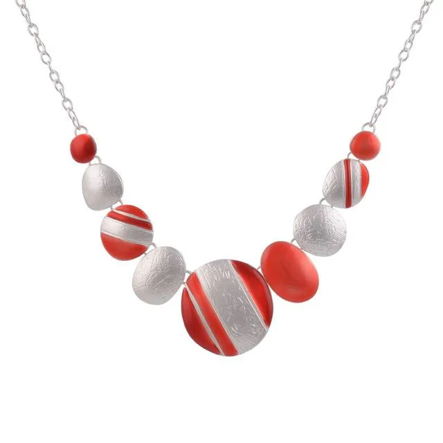 Ethnic Style Plated Round Choker