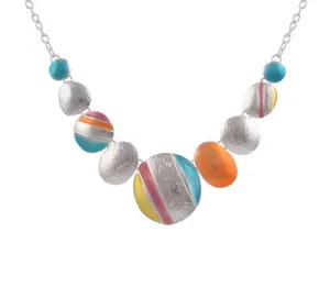 Ethnic Style Plated Round Choker