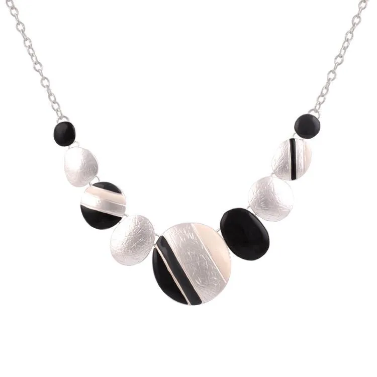 Ethnic Style Plated Round Choker