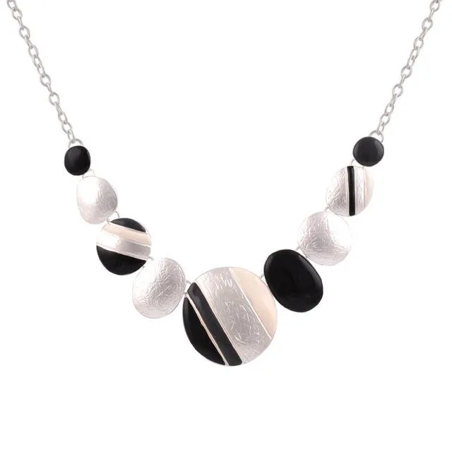 Ethnic Style Plated Round Choker