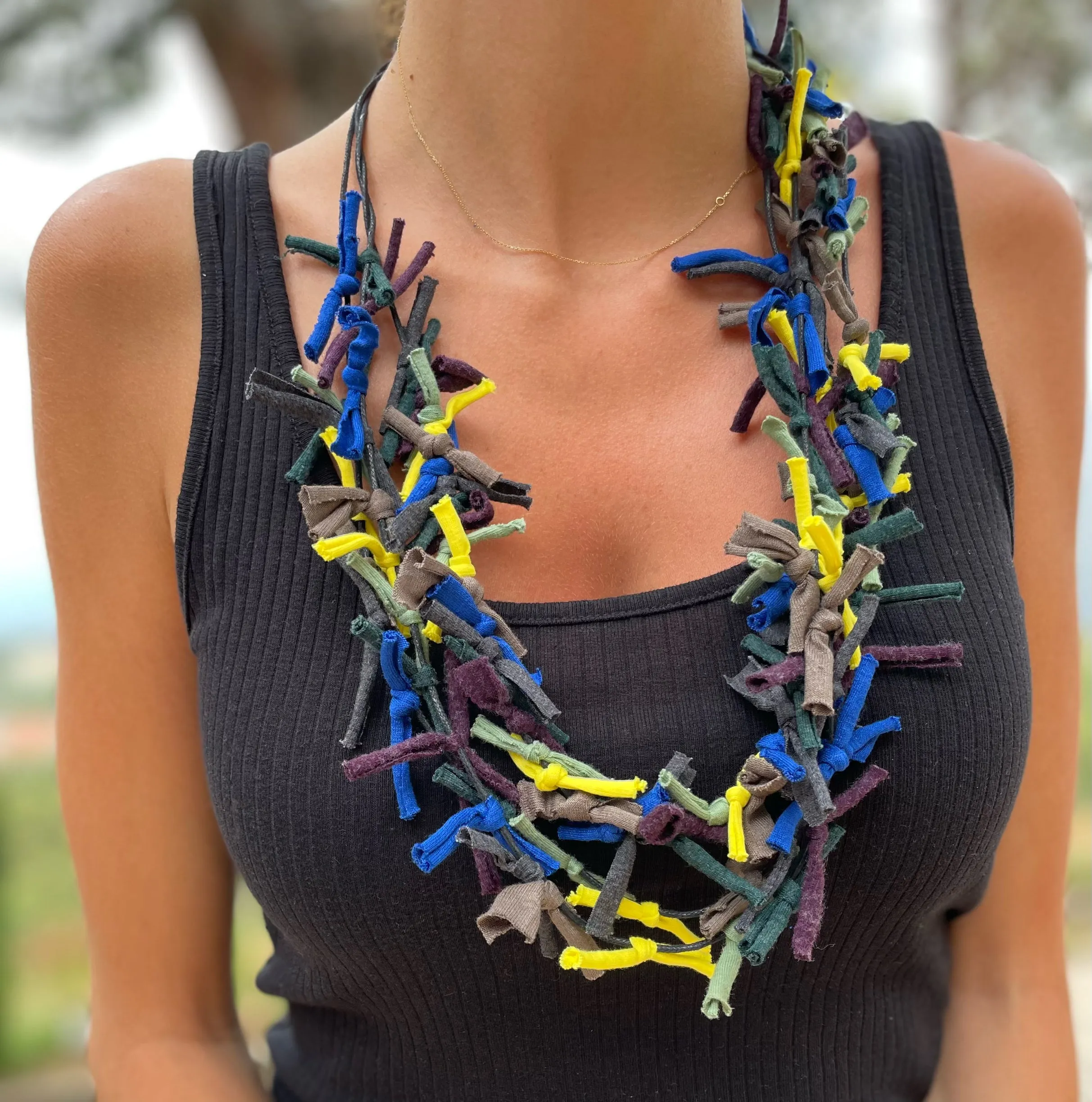 Fabric Necklace by Soul Fabrik
