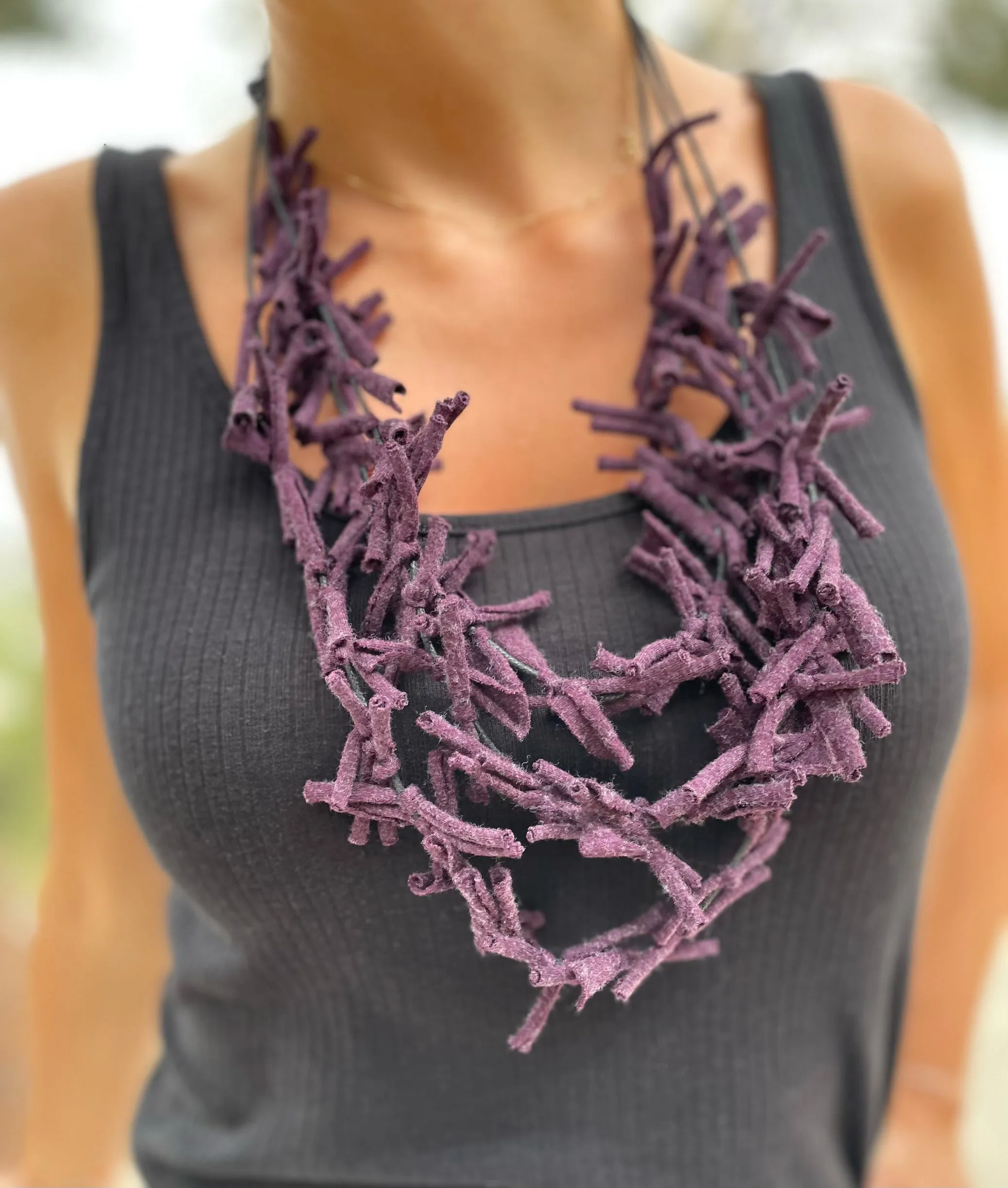 Fabric Necklace by Soul Fabrik