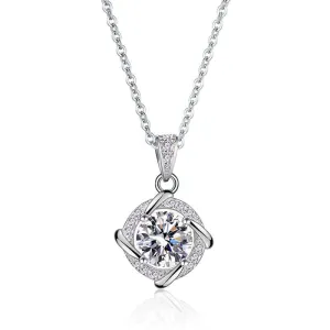 Fantasy Windmill Moissanite Pendant Necklace