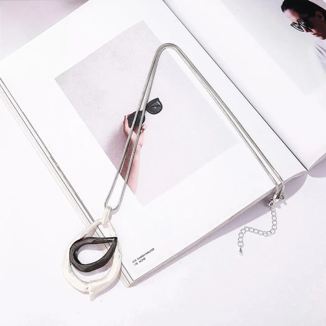 Fashion Long Chains Necklace Vintage Jewelry for Women