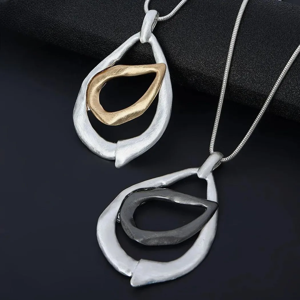 Fashion Long Chains Necklace Vintage Jewelry for Women