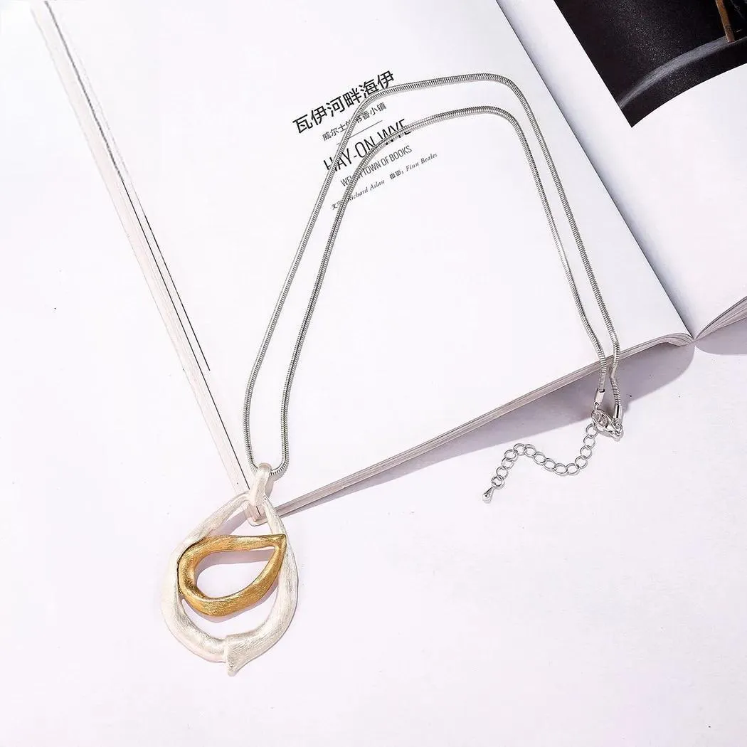 Fashion Long Chains Necklace Vintage Jewelry for Women