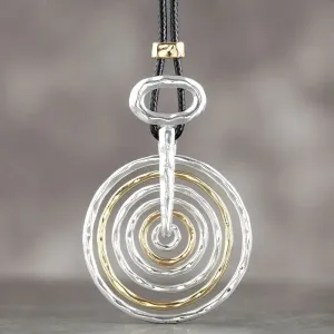 Fashion Necklaces & Pendants Goth Circle Long Necklace