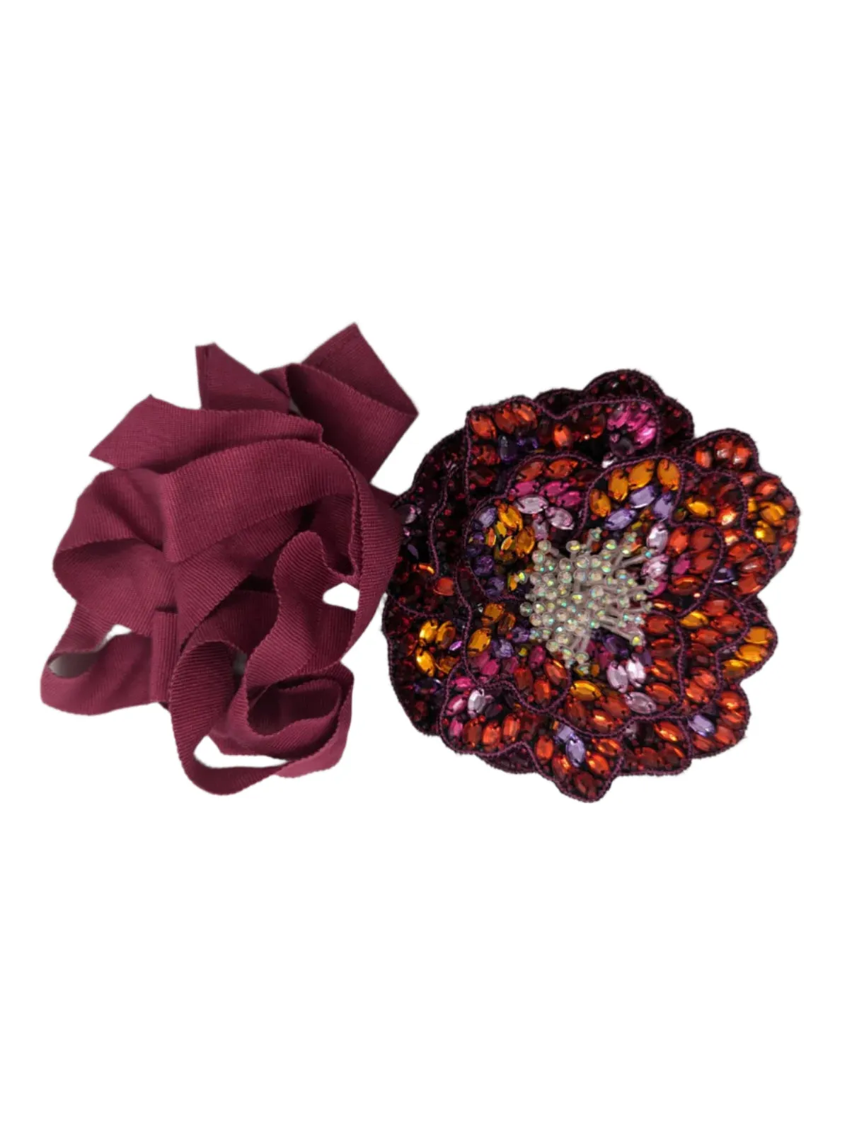 Fiore Cristallino - Flower Choker - Flower Brooch