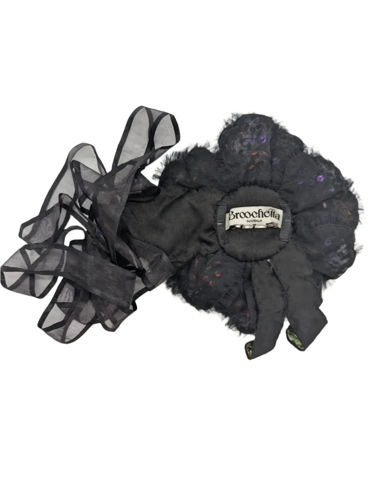 Fiore Luminosa - Luminous Flower Choker - Flower Brooch