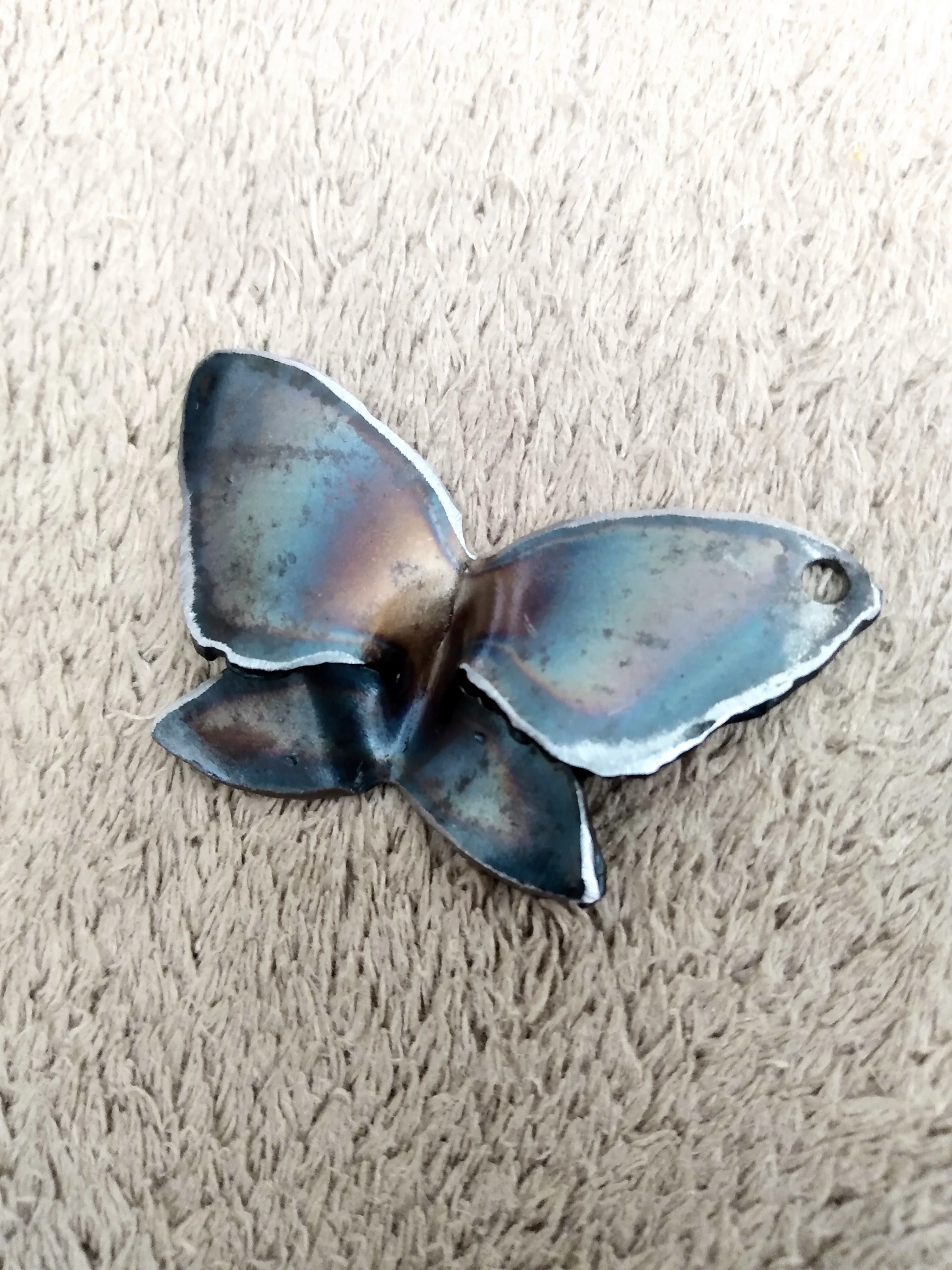 Geometric Style Butterfly Statement Necklace