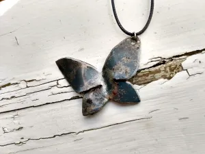 Geometric Style Butterfly Statement Necklace