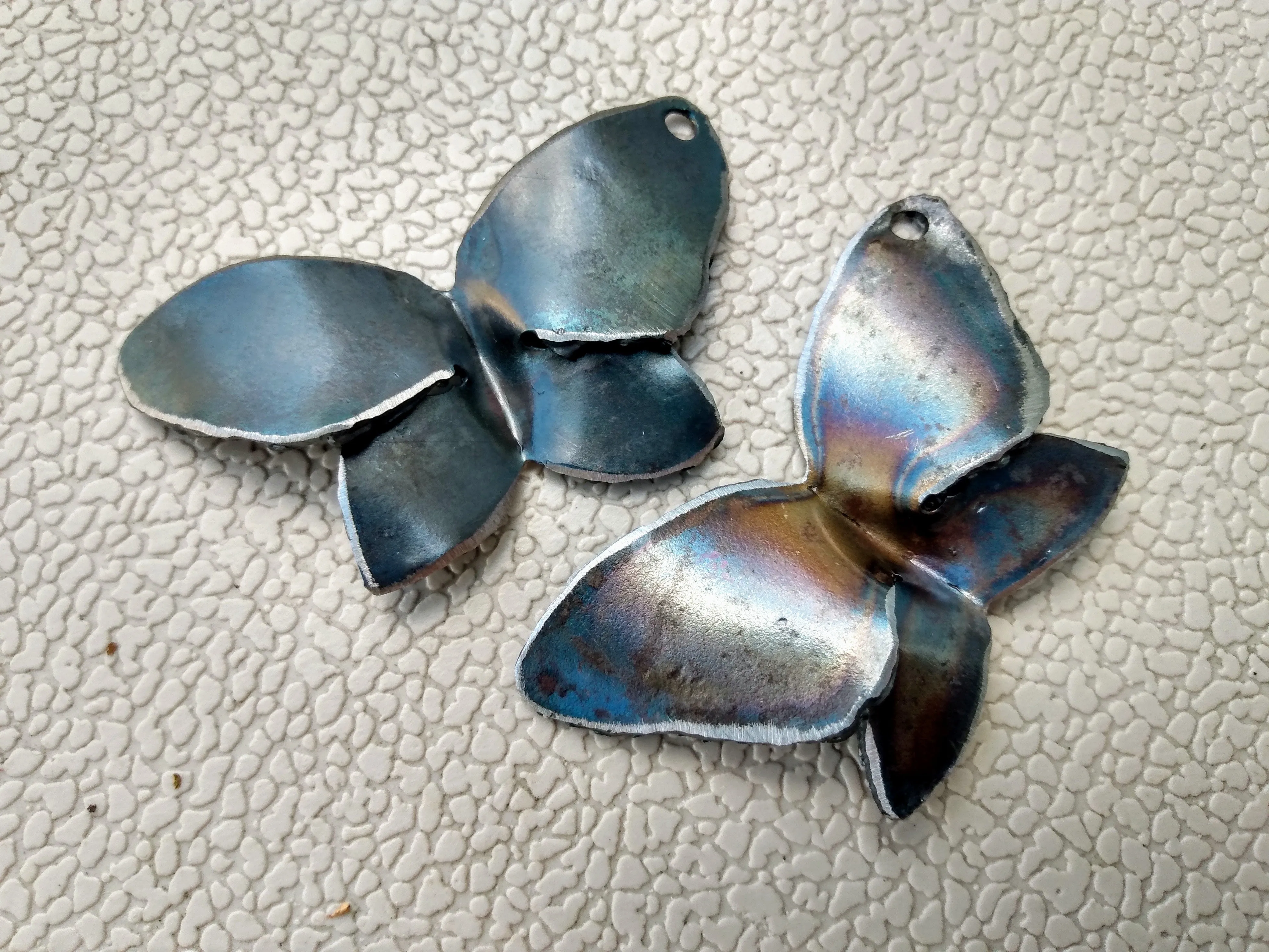 Geometric Style Butterfly Statement Necklace