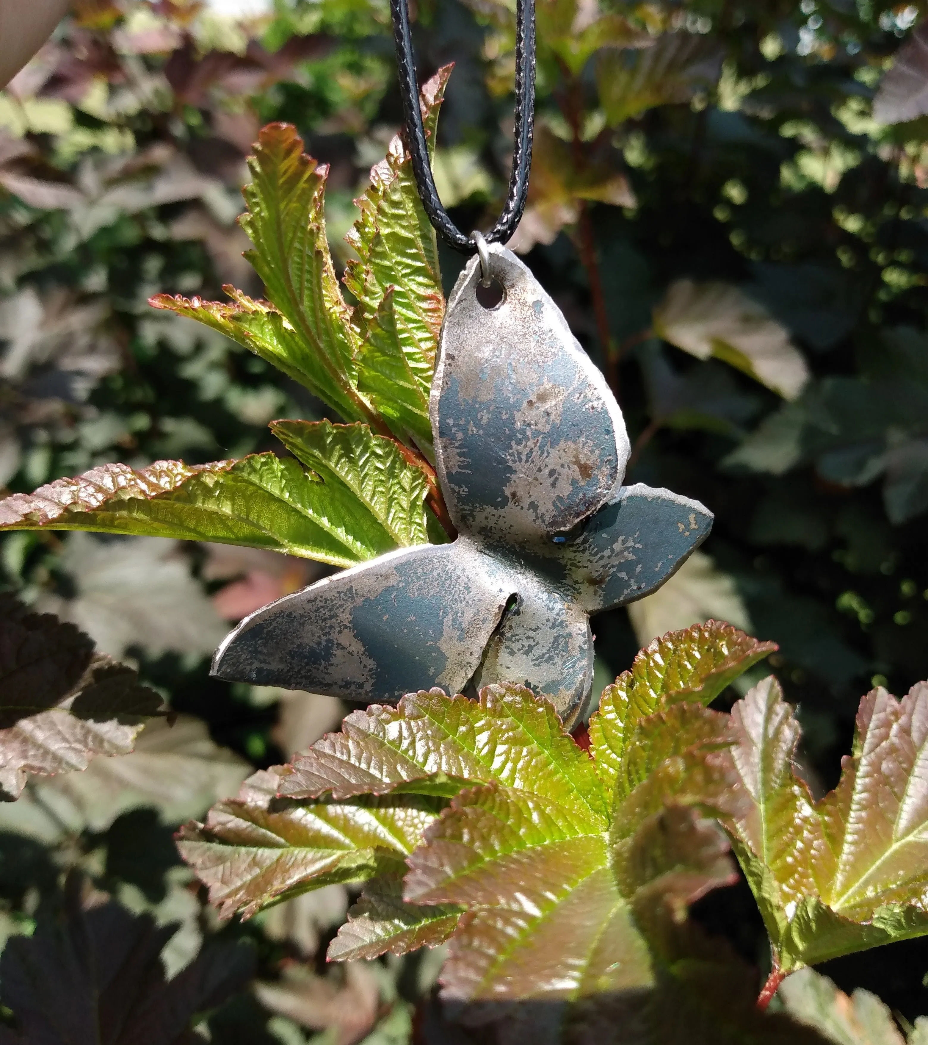 Geometric Style Butterfly Statement Necklace