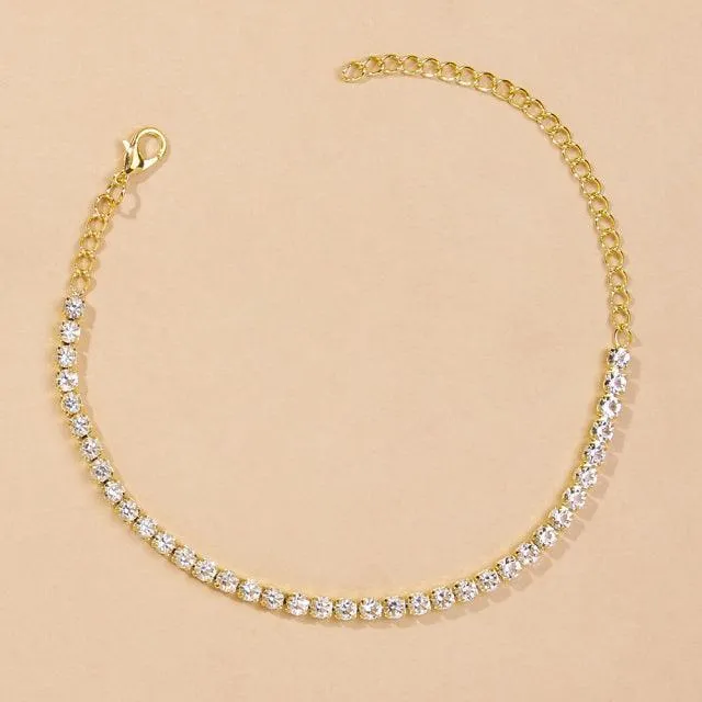 GlimmerLink Tennis Anklet