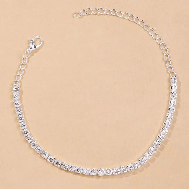 GlimmerLink Tennis Anklet