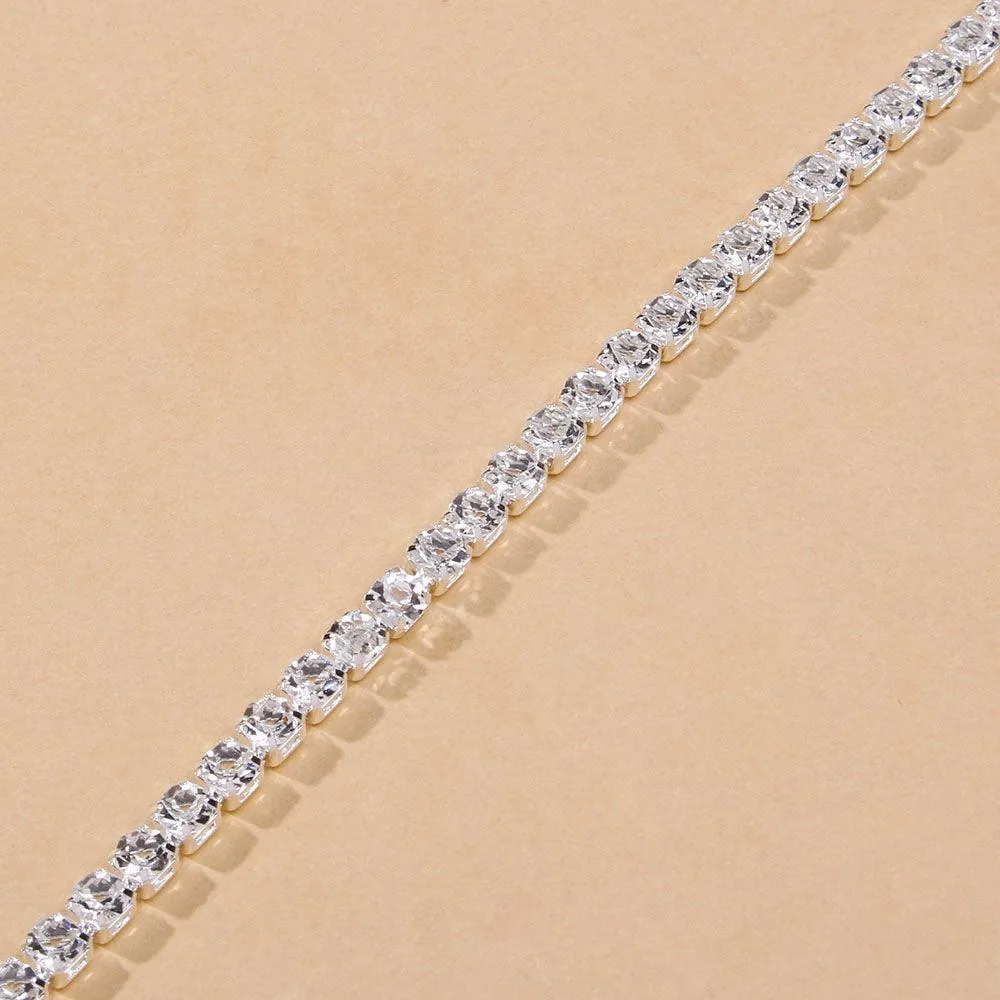 GlimmerLink Tennis Anklet