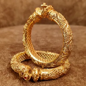 GOLD PLATED OPENABLE FINE BANGLES