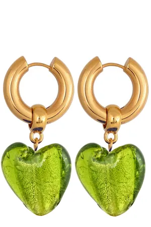 Heart Of Glass Earrings